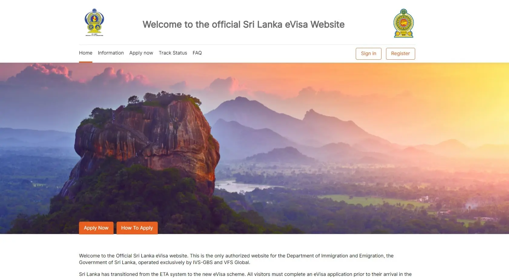 Le Sri Lanka lance un nouveau site pour la demande de visa électronique (e-Visa)