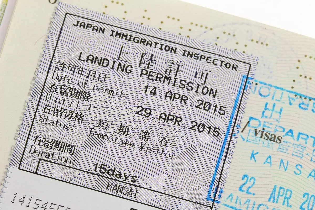 Exemption de visa pour le Japon