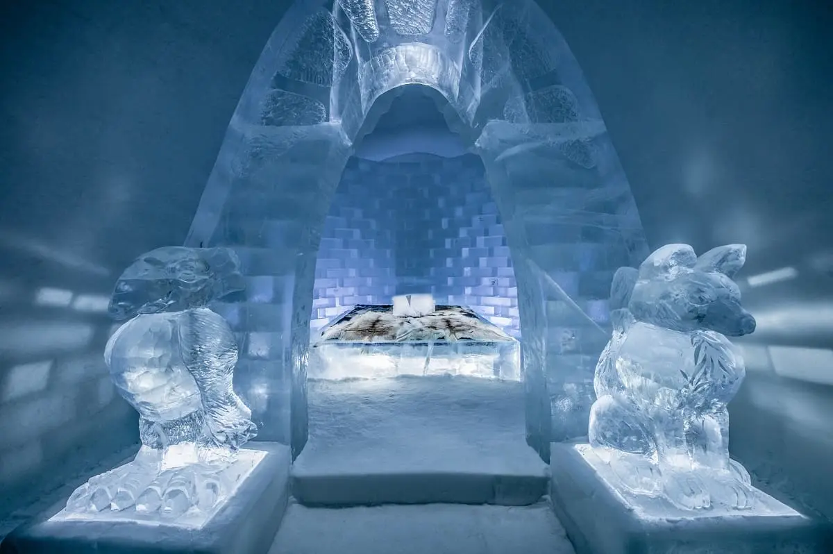 Hôtel de glace en Suède | © Ice Hotel