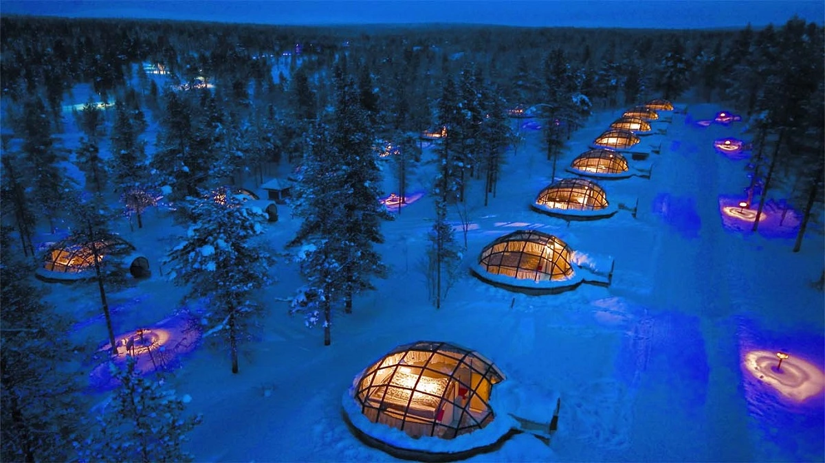 Hôtel igloo en Finlande | © kakslauttanen.fi