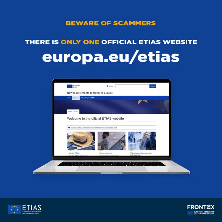 Official website of the E.U. ETIAS