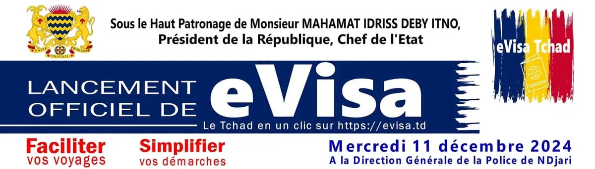 Lanzamiento del visado electrónico (e-Visa) en Chad