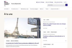 Le site France Diplomatie fait peau neuve