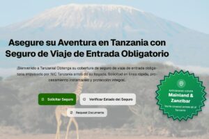 Tanzania: entra en vigor el seguro de viaje obligatorio