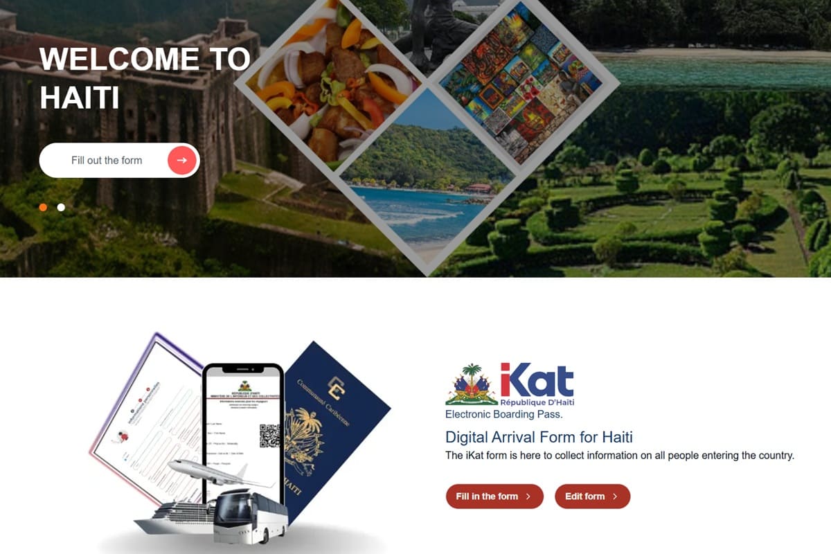 Haiti: iKat digital arrival and departure form mandatory since October 1, 2026