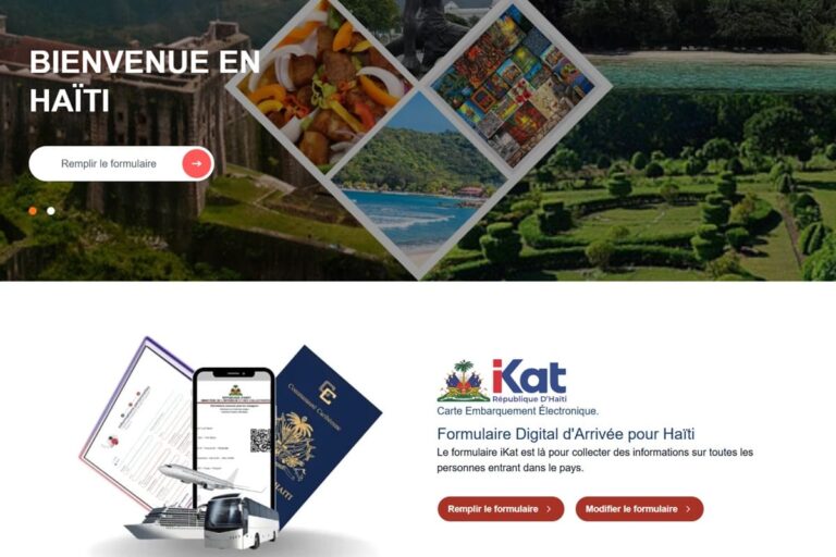Haïti : le formulaire numérique d’entrée et de sortie "iKat" obligatoire depuis le 1er octobre 2026